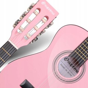 Suprimo SUPRIMO JRC SET PK gitara klasyczna 1/4 różowa do 2
