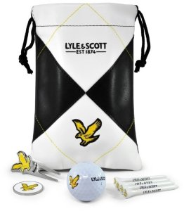 Srixon Zestaw prezentowy dla golfisty - LYLE & SCOTT - ARGYLE LINKS POUCH 2