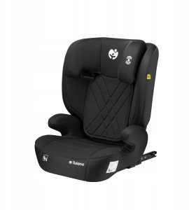 Fotelik samochodowy Ecotoys Fotelik Samochodowy 15-36Kg Isofix Tulano I-Size Czarny Poddupnik 100-150Cm 12