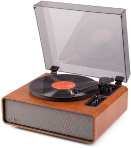 Gramofon Audizio Gramofon HIFI BT Laredo ciemnobrązowy Audizio one size 3