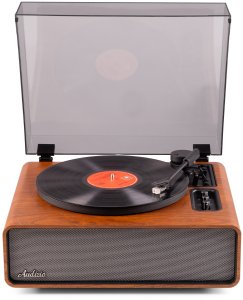 Gramofon Audizio Gramofon HIFI BT Laredo ciemnobrązowy Audizio one size 4