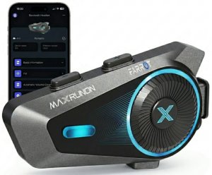 Farrot interkom motocyklowy zestaw 2 szt mesh 1.6km bluetooth 5.4 ipx7 anc 120 km/h 4 osoby 1,6km 16