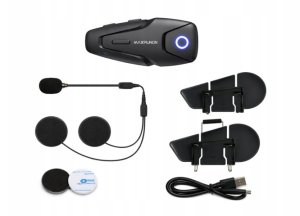 Farrot interkom motocyklowy x2 zestaw 2 szt do 2 kasków bluetooth 5.3 500m anc 100km/h 15