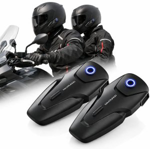 Farrot interkom motocyklowy x2 zestaw 2 szt do 2 kasków bluetooth 5.3 500m anc 100km/h 16