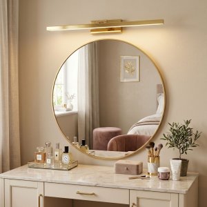 Kinkiet Toolight łazienkowy LED APP1862-1W 80 cm Złoty 4