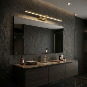Kinkiet Toolight łazienkowy LED APP1862-1W 80 cm Złoty 5