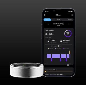 Smart Ring Oura Ring Smartring OneRing 65mm srebrny SR01SL-65 15