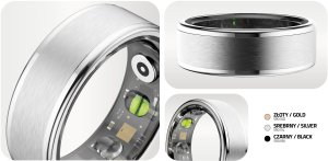 Smart Ring Oura Ring Smartring OneRing 65mm srebrny SR01SL-65 4