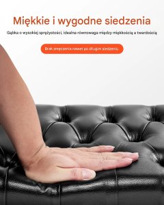 Korbi Ławka do pianina regulowana 51-59cm z pojemnikiem tapicerowana drewniana 6