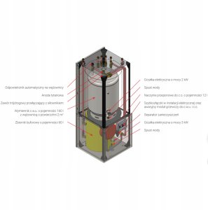 Azo SG-000645S / GALMET / HYBRYDOWY SYSTEM GRZEWCZY PRIMA 1F R32 8GT + SZAFA HYDRAULICZNA GT160 + CENTRALA SMART SINUM 5