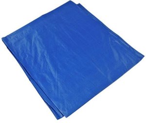 PLAST Plandeka Płachta PE Standardowa 3x3m Niebieska 2