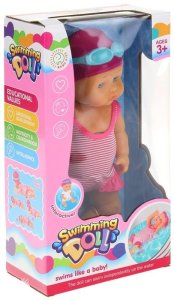 NoboKids Lalka Pływająca do Wody Bobas do Kąpieli Pływaczka Zabawka dla Dzieci 12