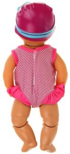 NoboKids Lalka Pływająca do Wody Bobas do Kąpieli Pływaczka Zabawka dla Dzieci 6