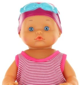 NoboKids Lalka Pływająca do Wody Bobas do Kąpieli Pływaczka Zabawka dla Dzieci 7