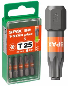 Spax WKRĘT TARASOWY A2 TX 5.0*60MM SPAX-D STARE ZŁOTO (850)+ZES. 6