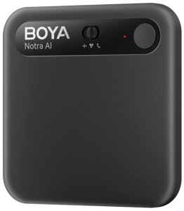 Dyktafon Boya Rejestrator głosu BOYA Notra z transkrypcją AI - czarny 2