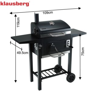 Palenisko ogrodowe Klausberg Grill ogrodowy, zaawansowane, pełna kontrola grillowania, klausberg 12