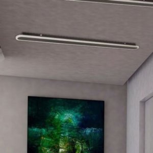 Lampa sufitowa Abigali Lampa sufitowa do holu Interior Black ABIGALI-WALL-1M-BLACK LED 28W czarna 3
