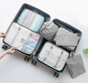 Korbi M13I ORGANIZER PODRÓŻNY DO WALIZKI SZAFY  ZESTAW XXL 7