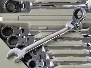 KELTIN Klucze p-o z łamane grzechotką 8-19mm 12el./walizka/(8) 11