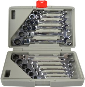 KELTIN Klucze p-o z łamane grzechotką 8-19mm 12el./walizka/(8) 13