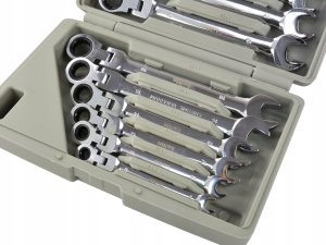 KELTIN Klucze p-o z łamane grzechotką 8-19mm 12el./walizka/(8) 14
