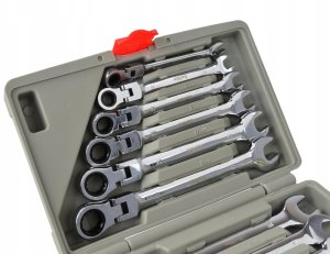 KELTIN Klucze p-o z łamane grzechotką 8-19mm 12el./walizka/(8) 15