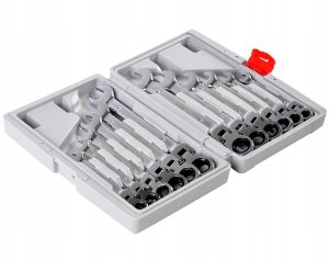 KELTIN Klucze p-o z łamane grzechotką 8-19mm 12el./walizka/(8) 6