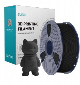 Sunlu Filament PLA 1.75mm Classic Czarny 1KG 5