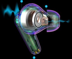 Słuchawki JLab Audio Jlab Go Pods ANC Fioletowe 5