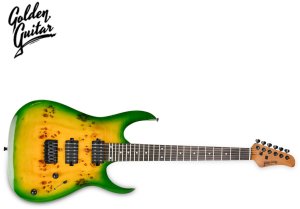 Golden Guitar Gitara elektryczna  superstrat -Golden Guitar Strat2 zielony one size 11
