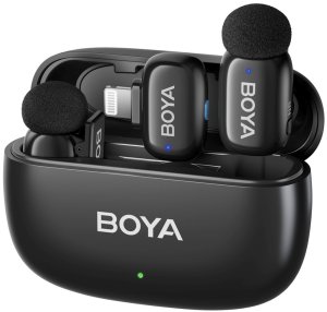 Mikrofon Boya Mikrofony BOYA mini 2-01 bezprzewodowe 2.4GHz USB-C - czarne 2