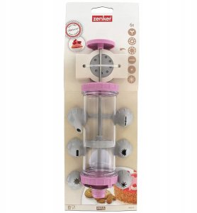 ZENKER DECORATOR + COOKIE PRESS 6 NOZZLES 5