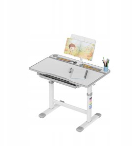 Mark Adler Biurko Regulowane Dziecięce Study 3.0 Grey 54-76Cm 4