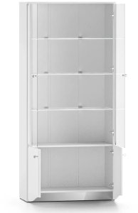 ML Meble Witryna BLANC 01 2D biały połysk ML MEBLE 2