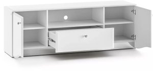 ML Meble Szafka RTV BLANC 03 1D2S 160 biały połysk ML MEBLE 4