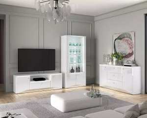ML Meble Komoda BLANC 02 2D3S 160 biały połysk ML MEBLE 11