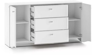ML Meble Komoda BLANC 02 2D3S 160 biały połysk ML MEBLE 2