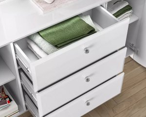 ML Meble Komoda BLANC 02 2D3S 160 biały połysk ML MEBLE 5