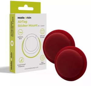Mobile Origin Mobile Origin Airtag Sticker Mount A2 - 2 pack, ruby red 2