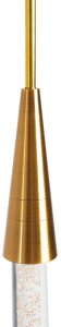 Lampa wisząca Abigali Zwisająca lampa Melted ABIGALI-CLN3X3WW Abigali LED 3W 3000K sopel złota 5