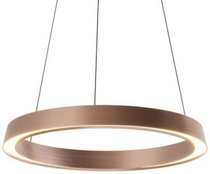 Lampa wisząca Italux Wisząca lampa pierścień Garta PL0149 LED 12+24W 3000K różowe złoto 2