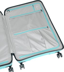 SwissBags Średnia walizka SwissBags Ocean 67 cm niebieski 15