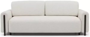 ELTAP Sofa Arcadova biała/czarny z funkcją spania ELTAP 2