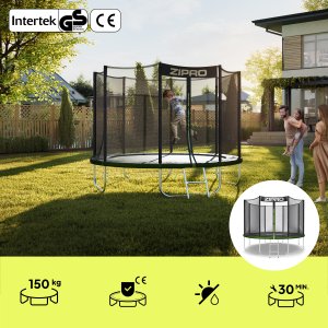 Trampolina ogrodowa Zipro Jump Pro z siatką zewnętrzną 10FT 312cm 2