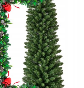 Kaemingk Choinka sztuczna SLIM 180 cm zielona Jodła ołówkowa wąska 50cm miękkie igły 4