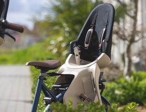 Elibas Fotelik dziecięcy QIBBEL AIR SEATPOST black, mocowanie na rurze podsiodłowej + moduł mocujący, udźwig 22kg 3