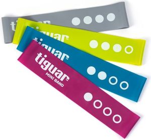 Tiguar Mini Band TI-MB0001 różne poziomy oporu w zestawie wielokolorowy 4 szt. 2