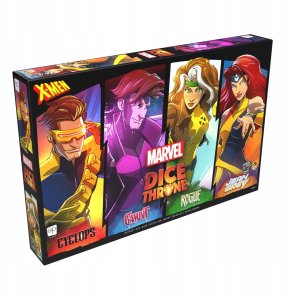 Lucky Duck Games GRA MARVEL DICE THRONE : CYCLOPS, GAMBIT, JEAN GRAY, ROGUE- LUCKY DUCK GAMES 2