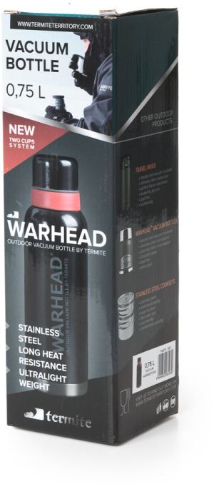 Termite Termos turystyczny Warhead Hammertone 0.75 l Czarny 6